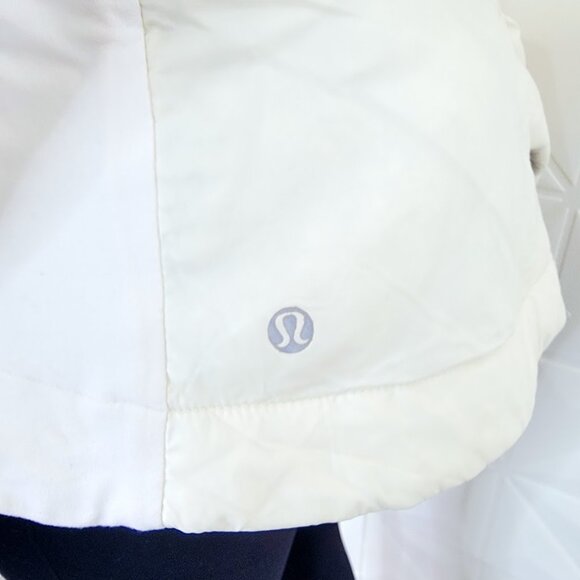 Lululemon Athletica Off-White Quilted Puffer Jacket - Picture 6 of 9